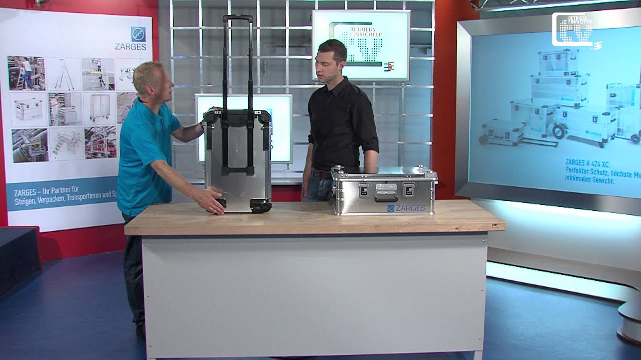 ZARGES Alukisten K 470, K 424 XC bei Betriebseinrichter TV