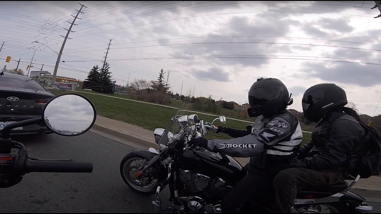 VTX 1800 and Rebel 500 ride POV