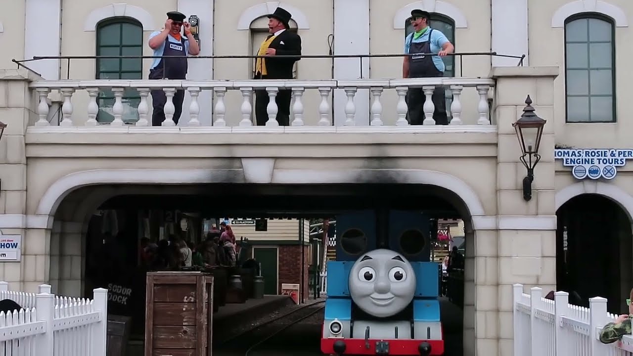 Bye Bye Thomas Show Sir Topham Hatt Rusty Dusty Thomas The Tank Engine Drayton Manor