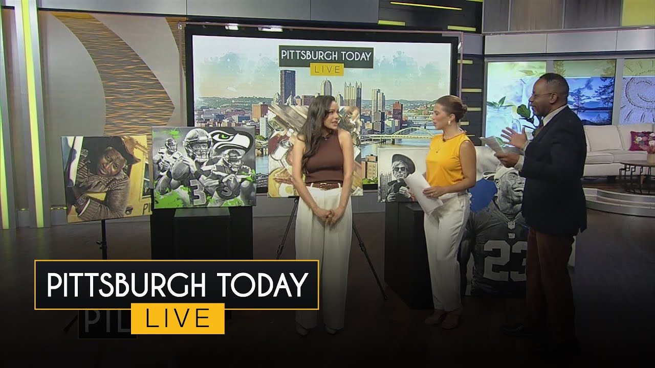 Meeting a local artist turning Pittsburgh legends and icons into works of art