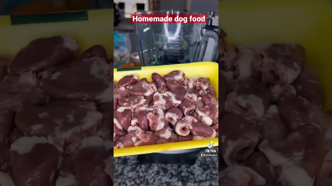 My recipe for homemade dog food.