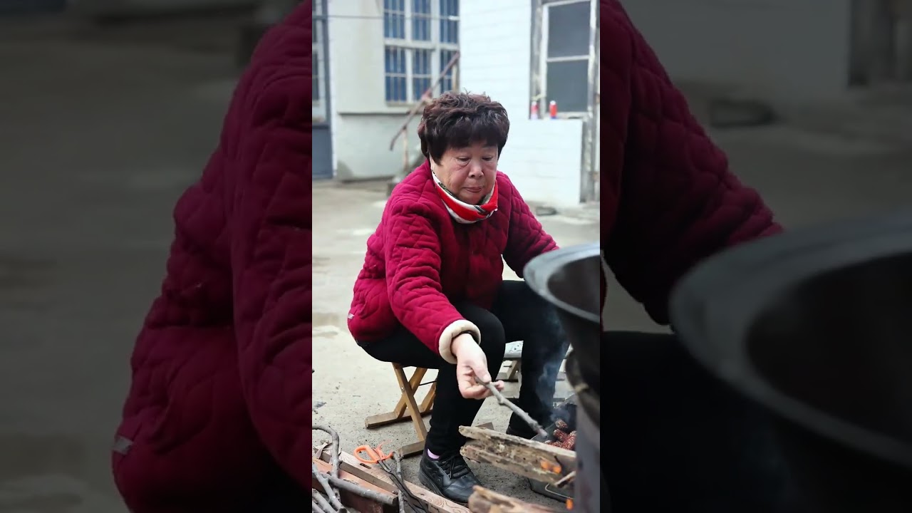 Today Qihang s grandparents came to visit. Please treat them well#My rural life#Rural life