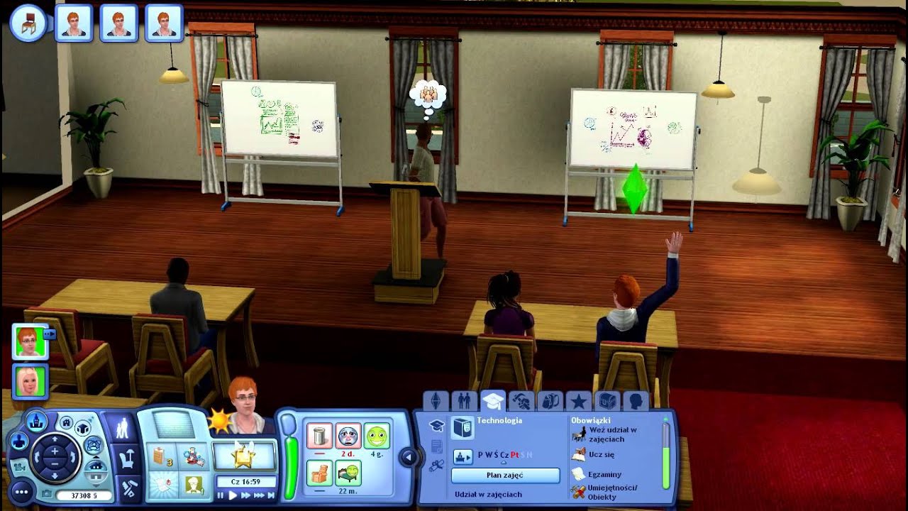 First Look: The Sims 3: Studenckie Życie cz. 3 - Pogrywamy z pierwszym semestrem