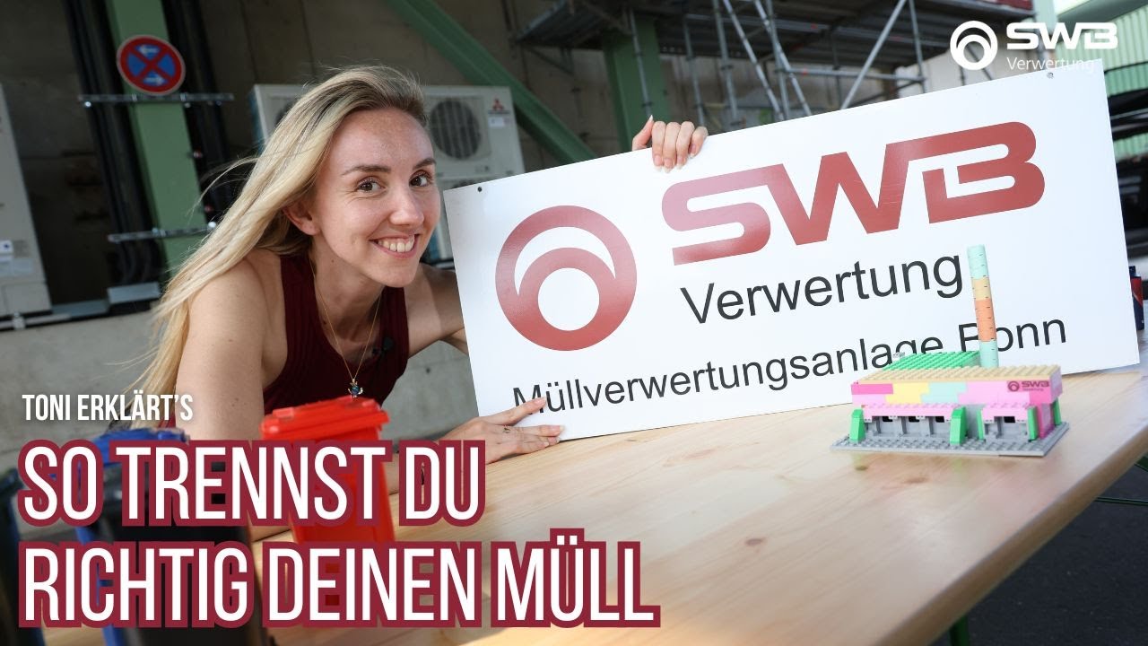 So trennst du deinen Müll richtig! Toni erklärt es dir | Stadtwerke Bonn