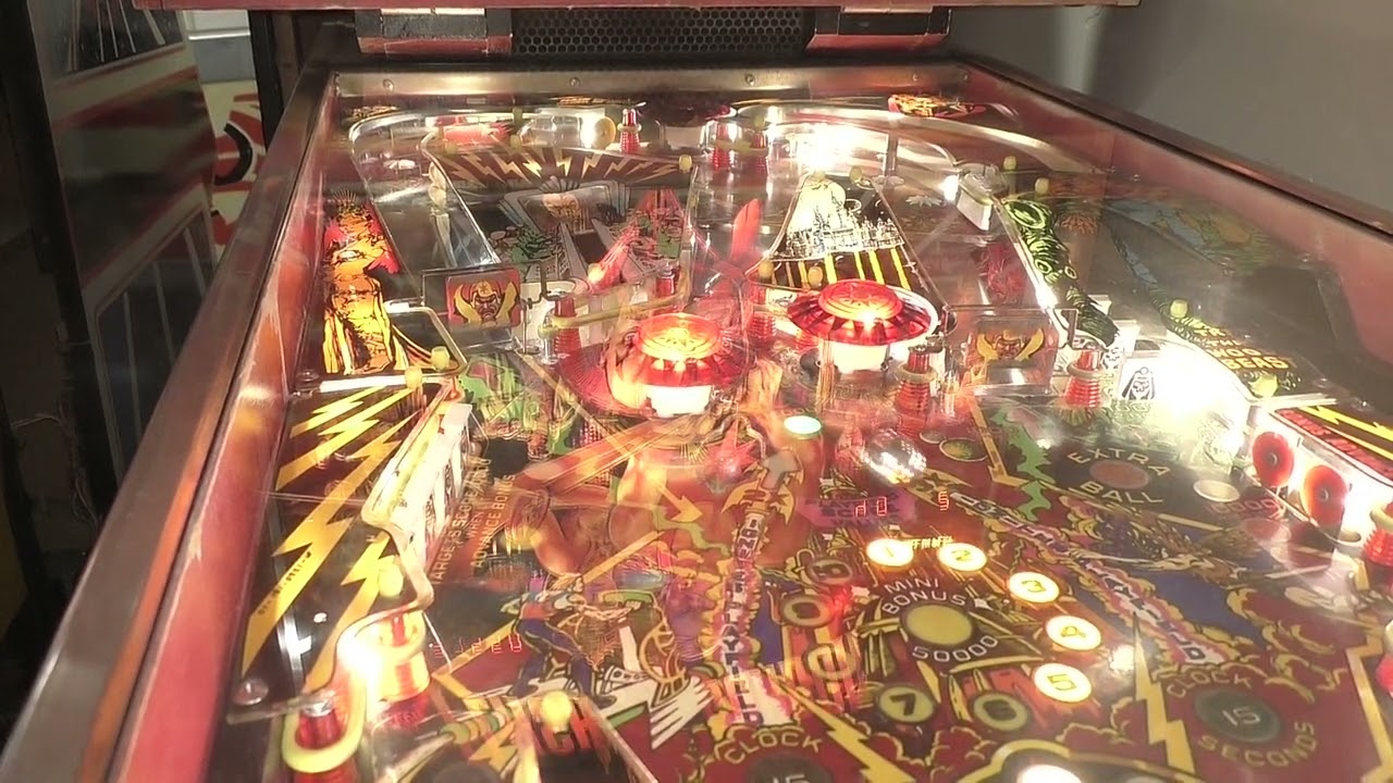 Ball rolls OVER kickout hole, and tiny flipper has a lot to chatter about!!!