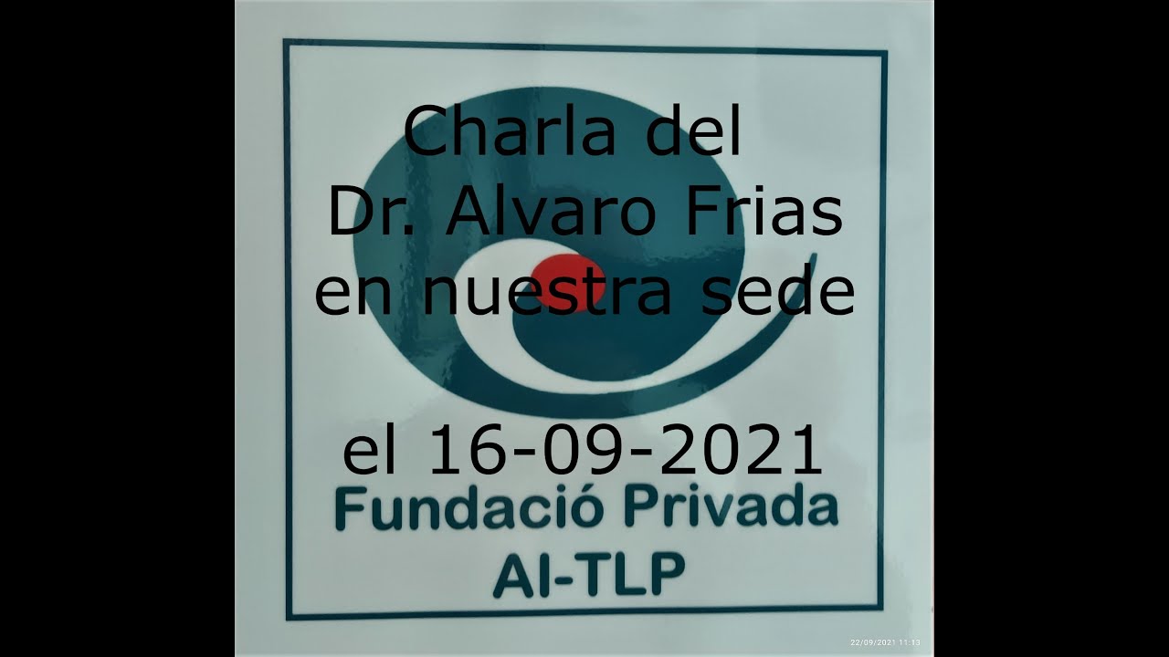 Charla Dr.  Álvaro Frías en AI-TLP
