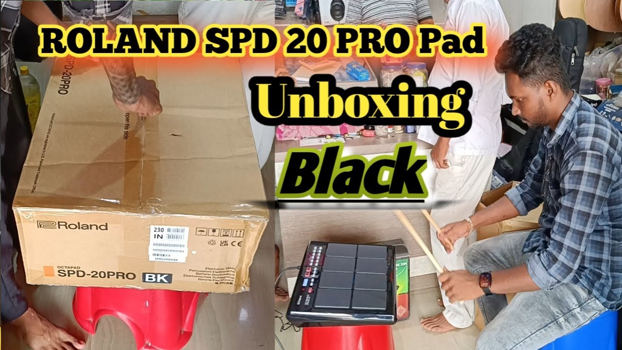 ROLAND SPD 20 Pro Pad Black Unboxing Video ||Bappa Octapad||
