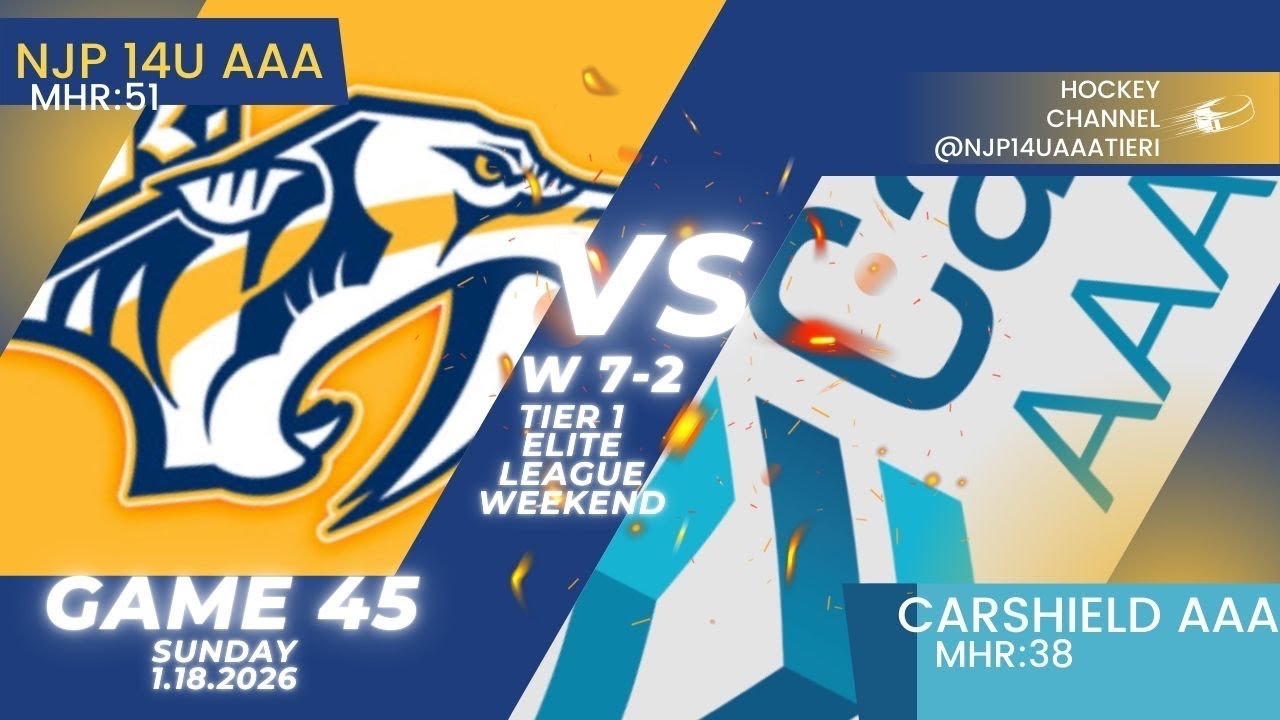 Nashville Jr Preds 14U AAA T1EHL is live!