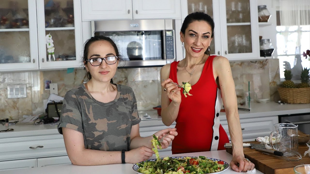 Roasted Asparagus Avocado Salad - Vegan Recipe - Heghineh Cooking Show