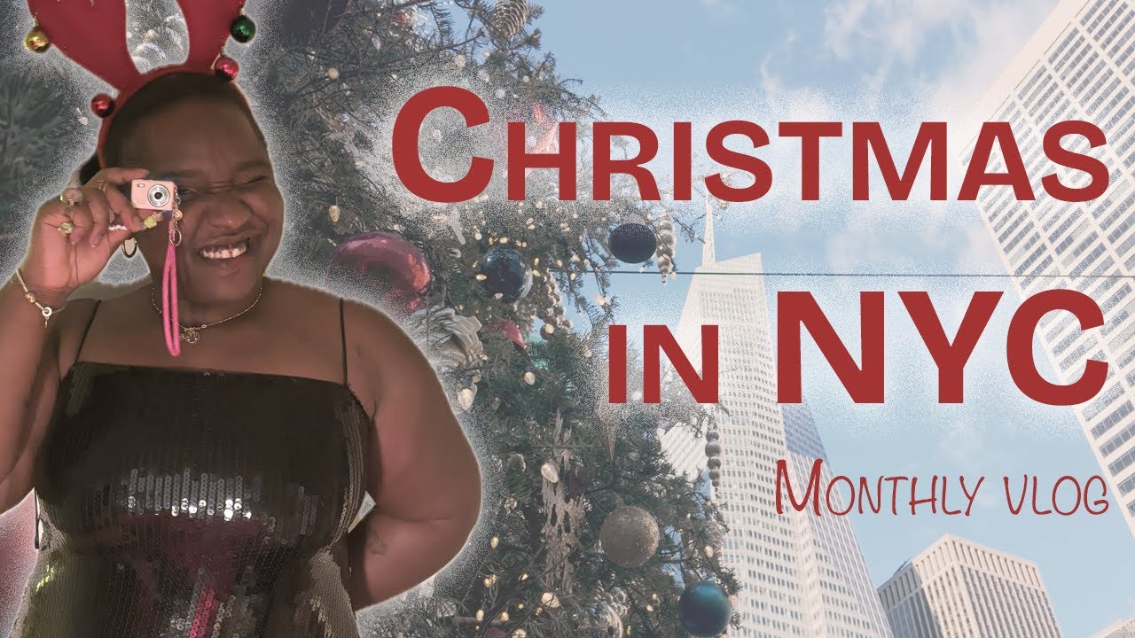 Christmas in NYC Vlog | Bryant Park, Holiday Parties...and Marathon Training???