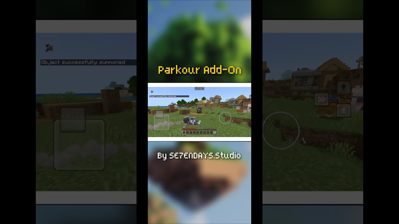 Minecraft Parkour combat Add-On for Bedrock!!