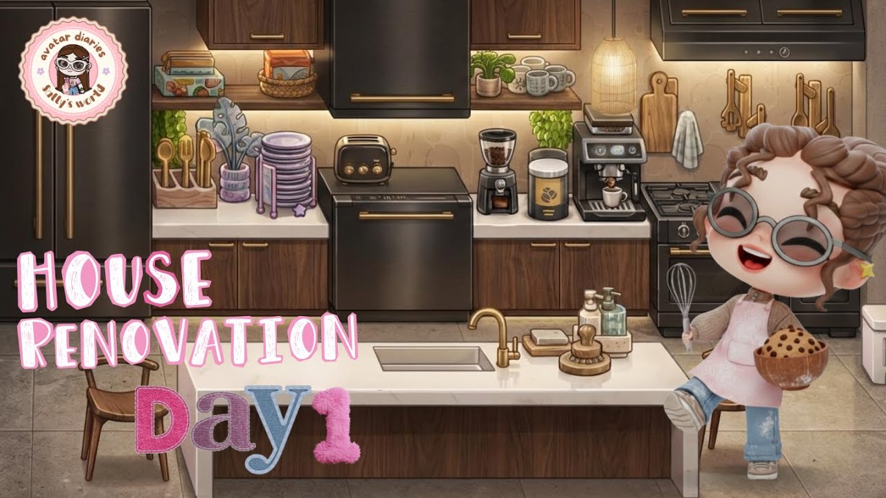 MY HOUSE RENOVATION DAY 1 (KITCHEN) !!!! ASMR VIDEO