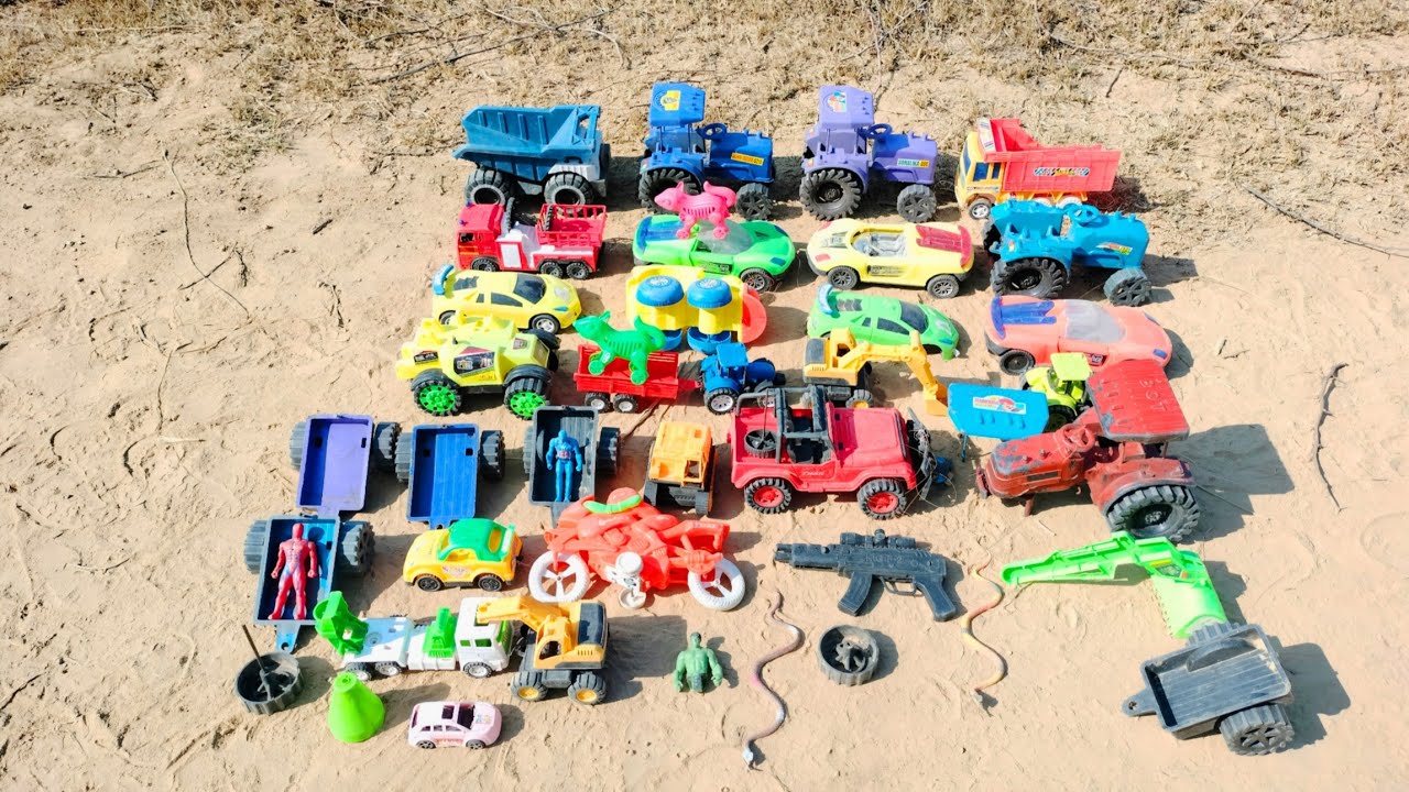 "Mini Thar और Cars Toys की मजेदार लोडिंग | बच्चों के लिए Toy Truck Loading वीडियो"
