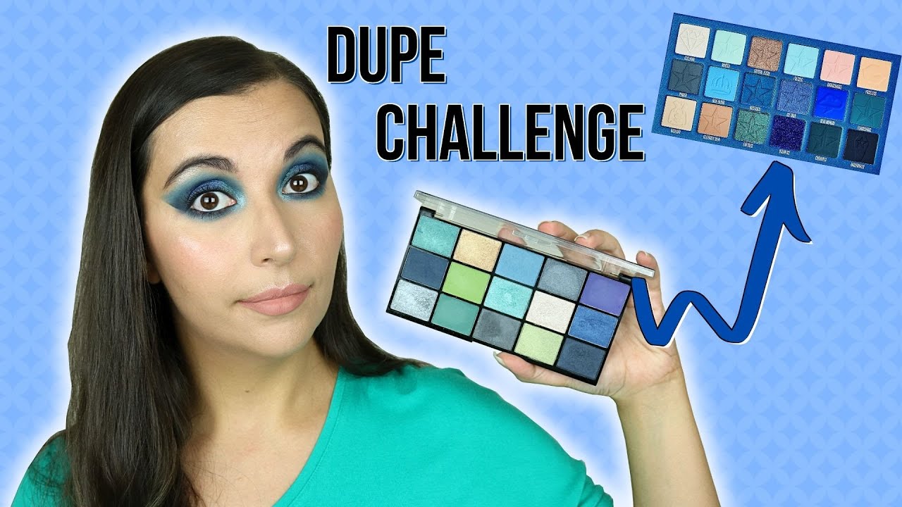 Revolution Deep Dive Palette VS Blue Blood Look // Dupe Challenge Series