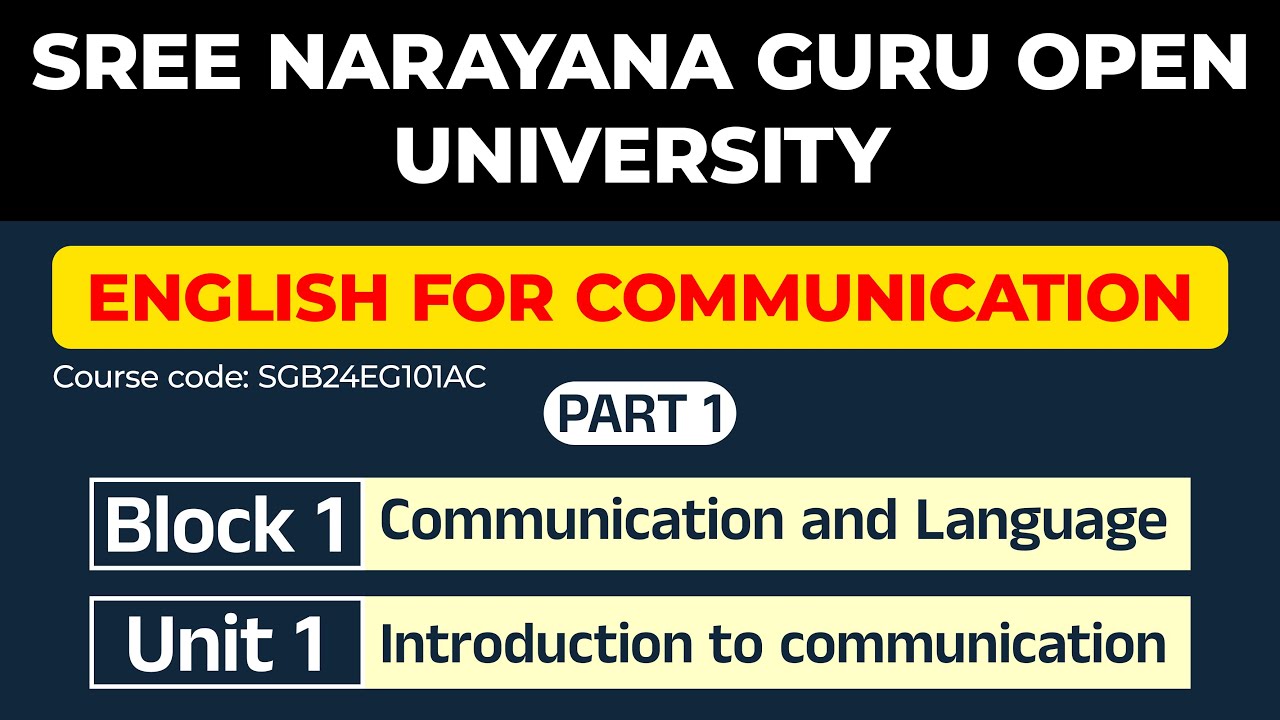 SN University English classes/malayalam