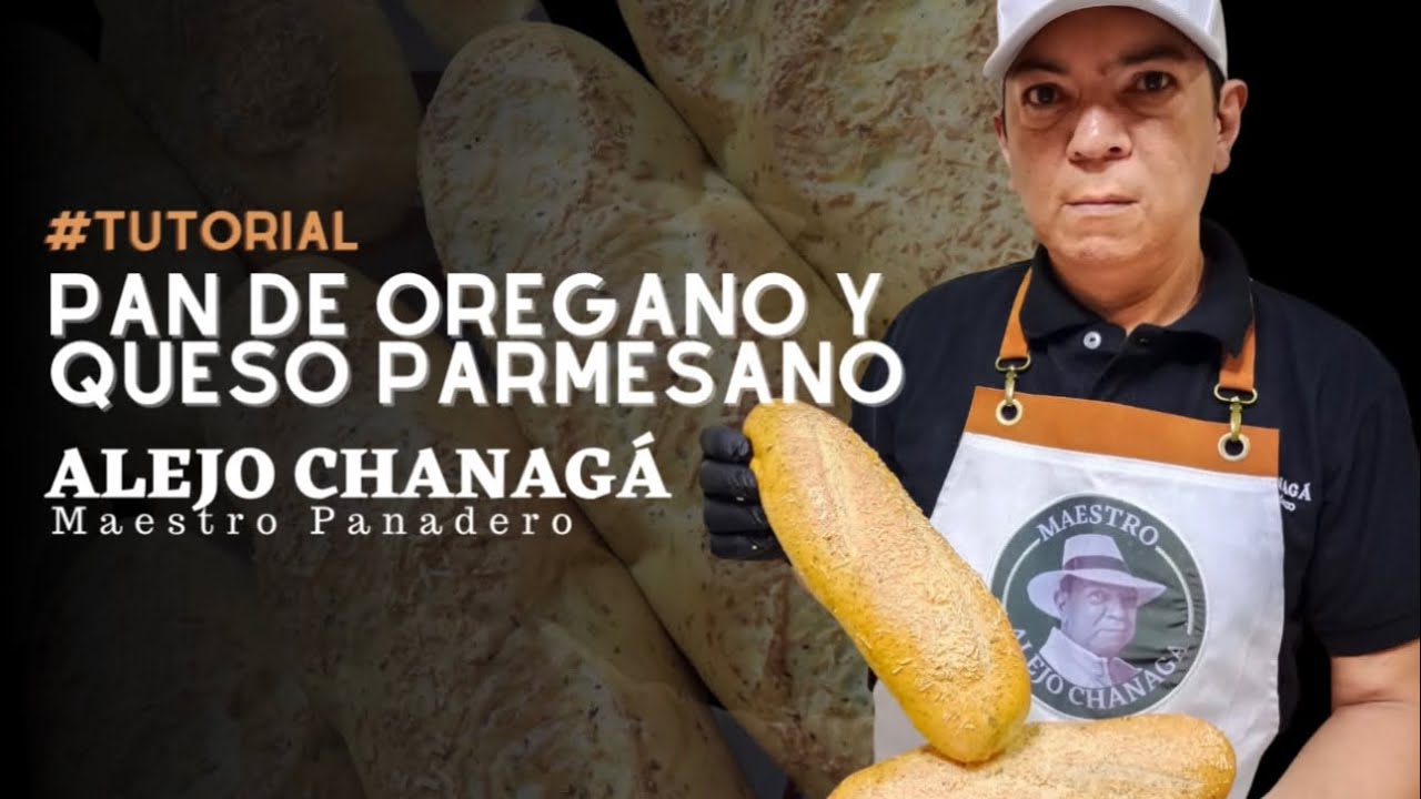 Pan de orégano y queso parmesano tipo subway por el Maestro Panadero Alejo Chanaga