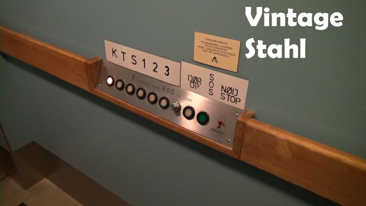 Awesome Vintage Stahl Traction Elevators at Gammel Jernbanevej 25 in Copenhagen, Denmark