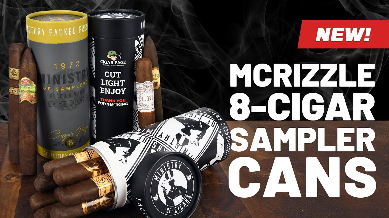 YOU NEED TO TRY THESE!📦 McRizzle 8-Cigar Sampler Cans