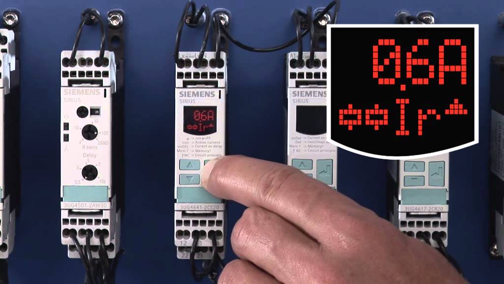 Digitally adjustable SIRIUS 3UG4 monitoring relays