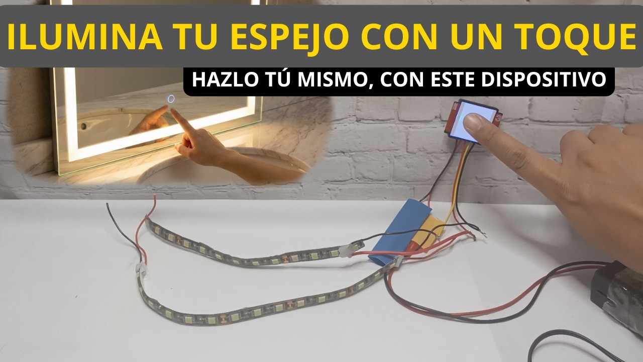 Cómo funciona el botón de los espejos inteligentes 👆💡