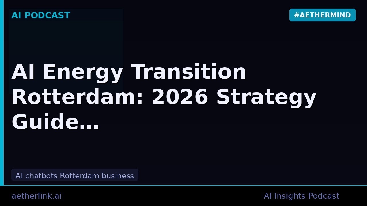AI chatbots Rotterdam businesses: AI Energy Transition Rotterdam: 2026 Strategy Guide | AetherLink