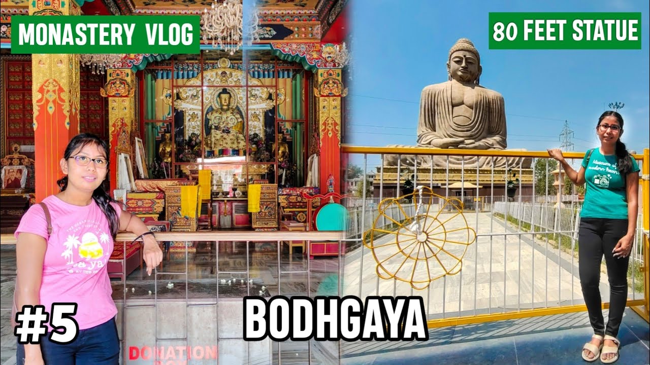 #5 Biggest Buddha Statue In The World | 80 Feet Buddha Statue | Tour Of All Monastery In BodhGaya