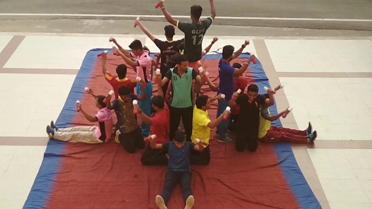 Damble practice for camp 2018 IN Govt college of physical education Bhubhaneswer GCPE