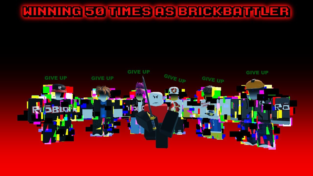 Winning 50 Times as Brickbattler (The Robloxia: Until Dawn)