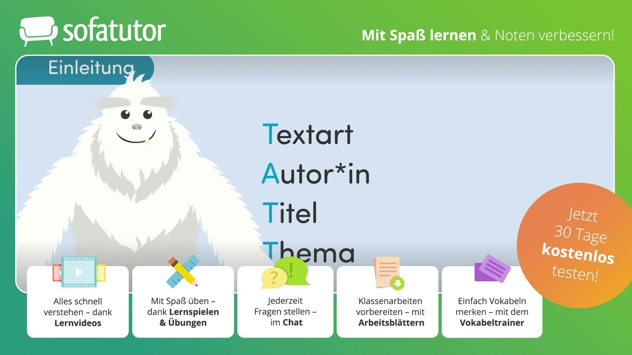 Wie schreibe ich eine Inhaltsangabe? einfach erklärt – Deutsch 5. & 6. Klasse