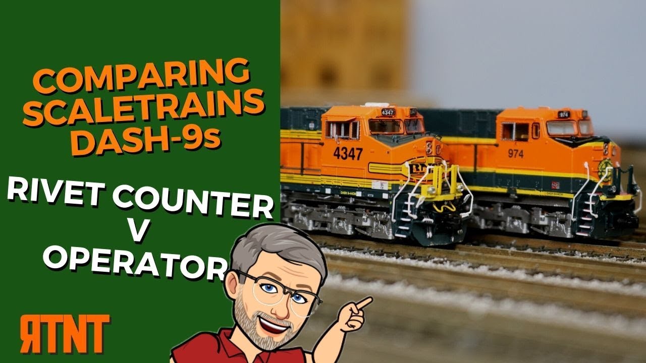Новый оператор ScaleTrains Dash 9 против счётчика заклёпок