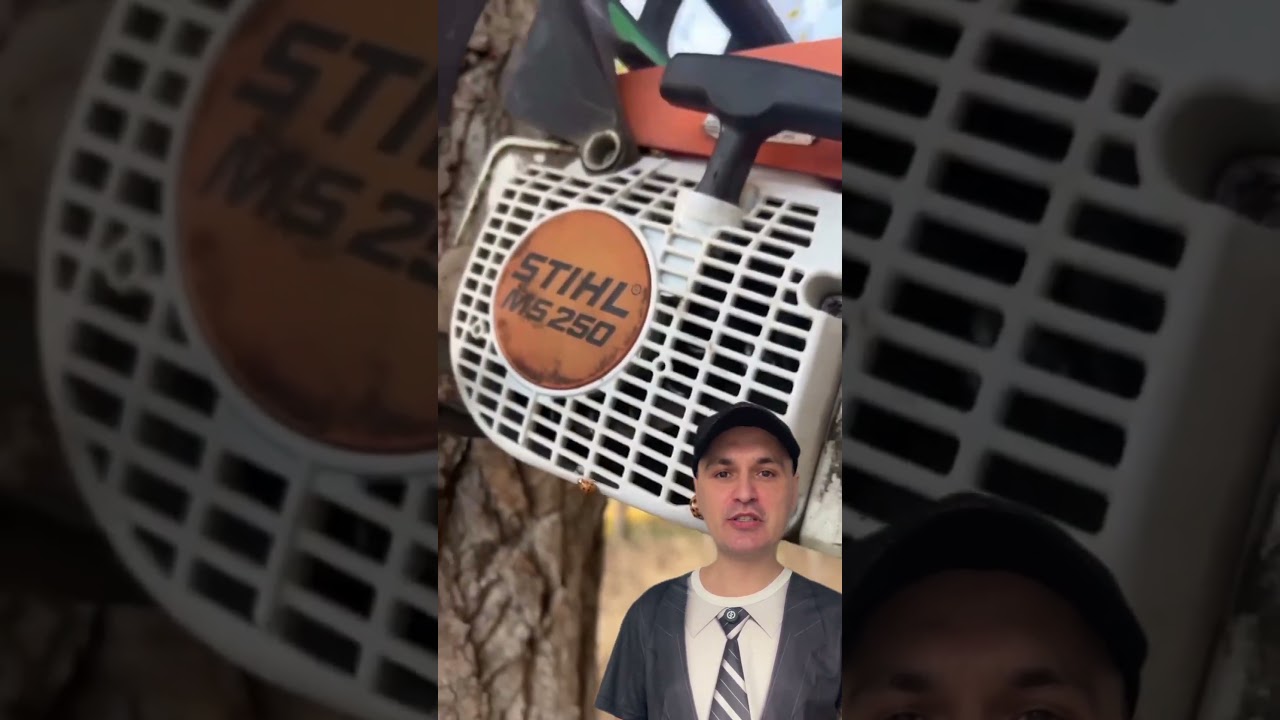 Что тут делает бензопила?