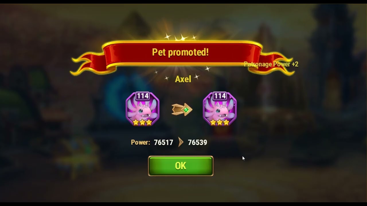 Promote Axel to Purple +1 Rank #HeroWars
