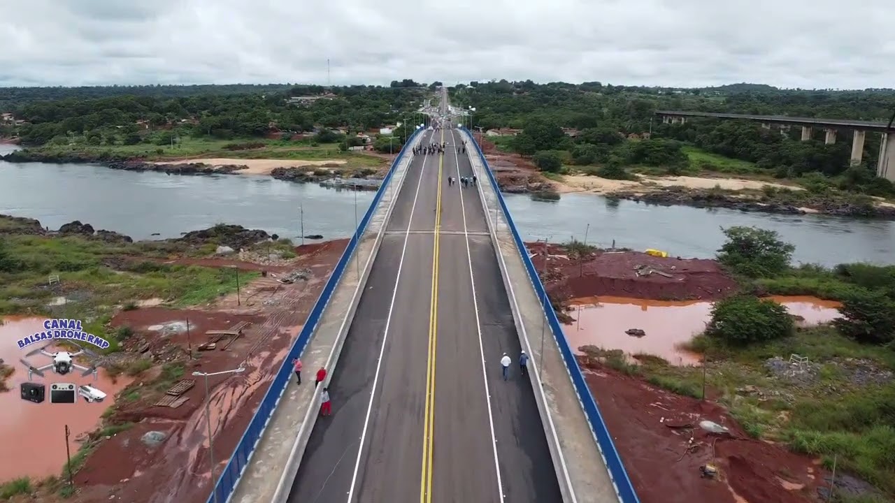 Ponte JK divisa com MA inauguração hoje dia 22/12/25