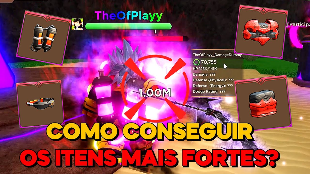 COMO CONSEGUIR OS ITENS MAIS FORTES DO DRAGON BLOX NO ROBLOX !!