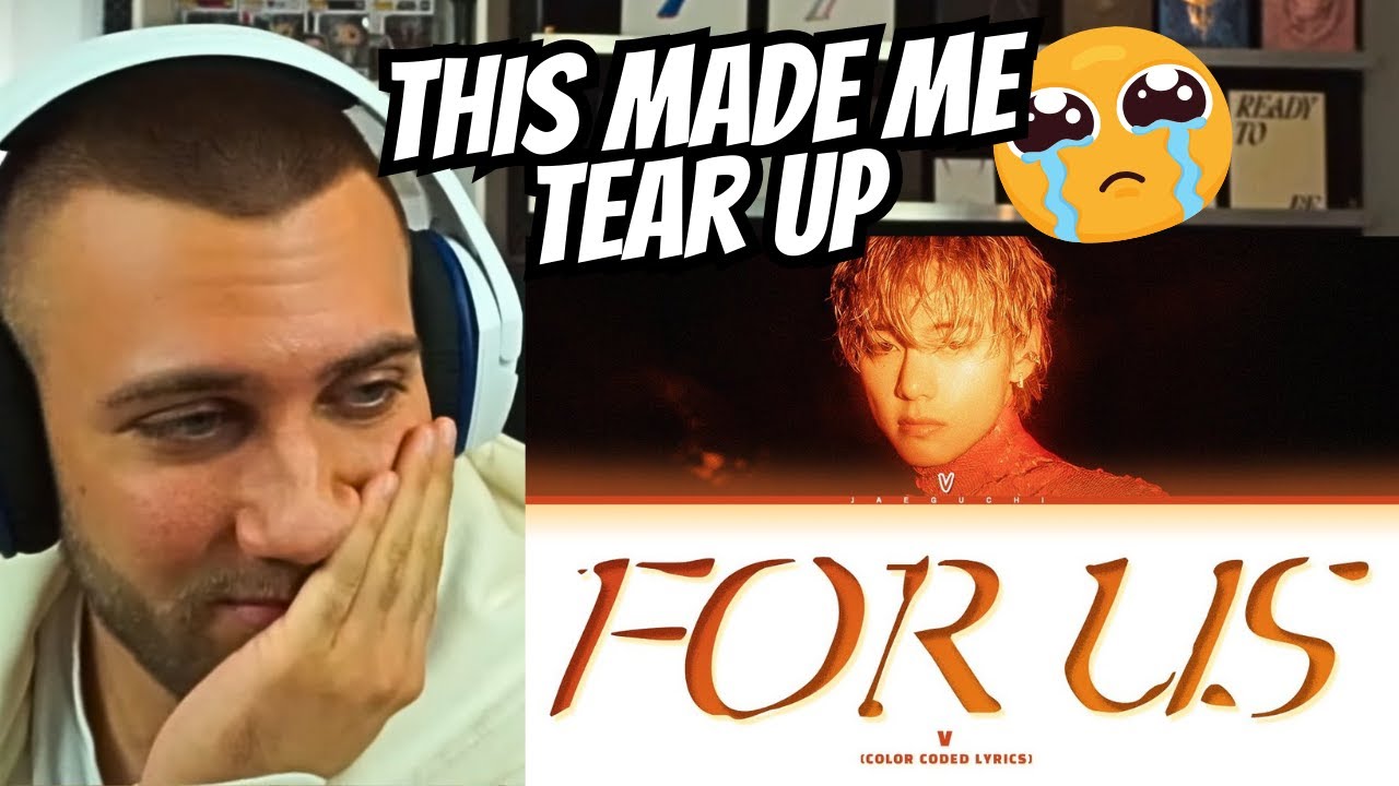 ok, THIS is EMOTIONAL!! BTS V 'For Us' Lyrics - REACTION