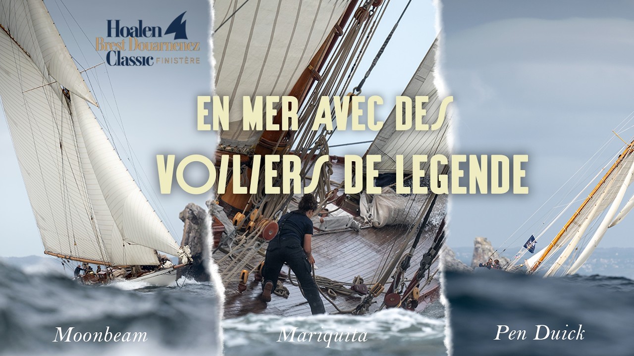 Dans les coulisses d'une régate de voiliers mythiques qui disparaissent dans la houle 🌊