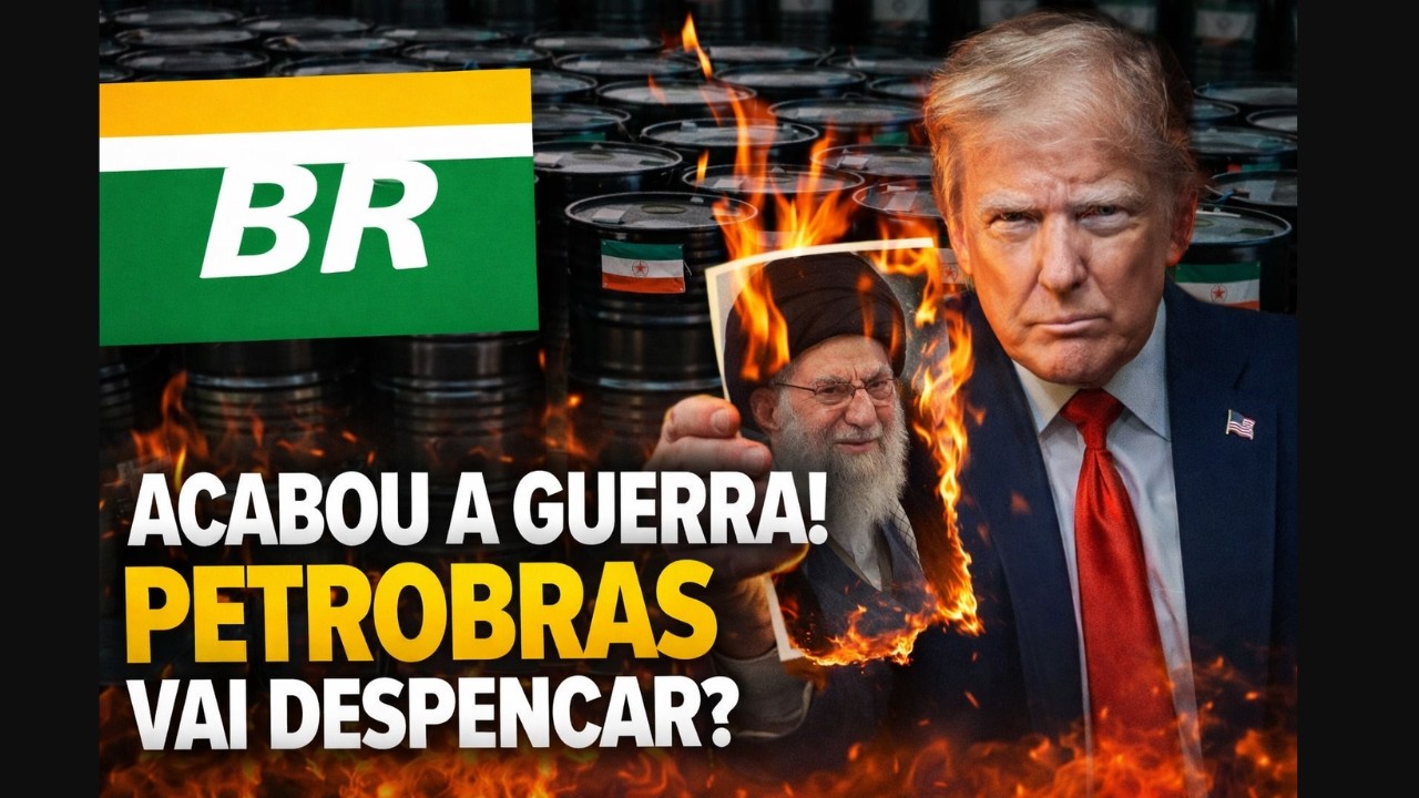 PETR4 | GUERRA VAI ACABAR E A PETROBRAS VAI DESPENCAR | VALE A PENA VENDER A PETROBRAS AGORA?