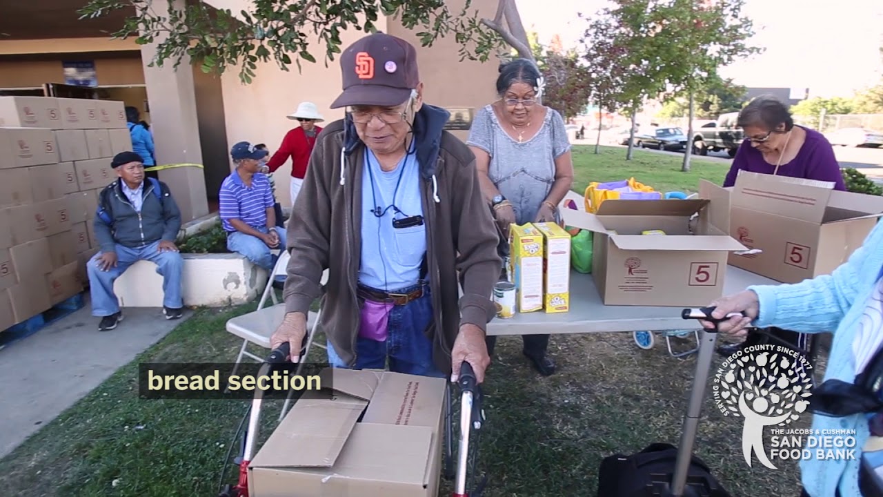 Seniors Struggle To Put Food On The Table | The Jacobs & Cushman San Diego Food Bank