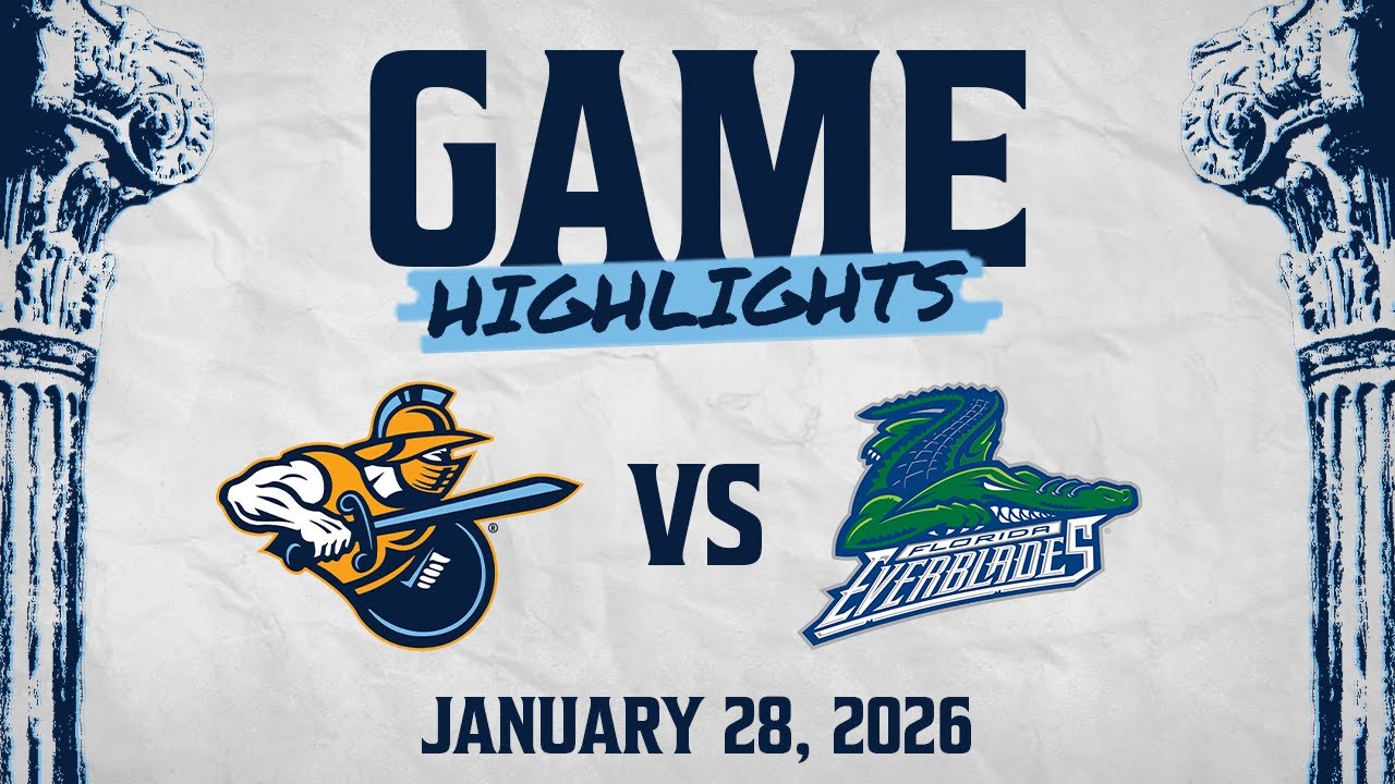 HIGHLIGHTS: Atlanta Gladiators at Florida Everblades 1/28/26