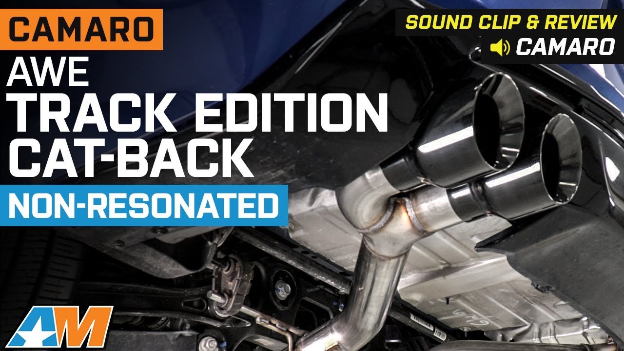 2016-2023 Camaro AWE Track Edition Cat-Back Exhaust with Quad Diamond Black Tips Review & Sound Clip