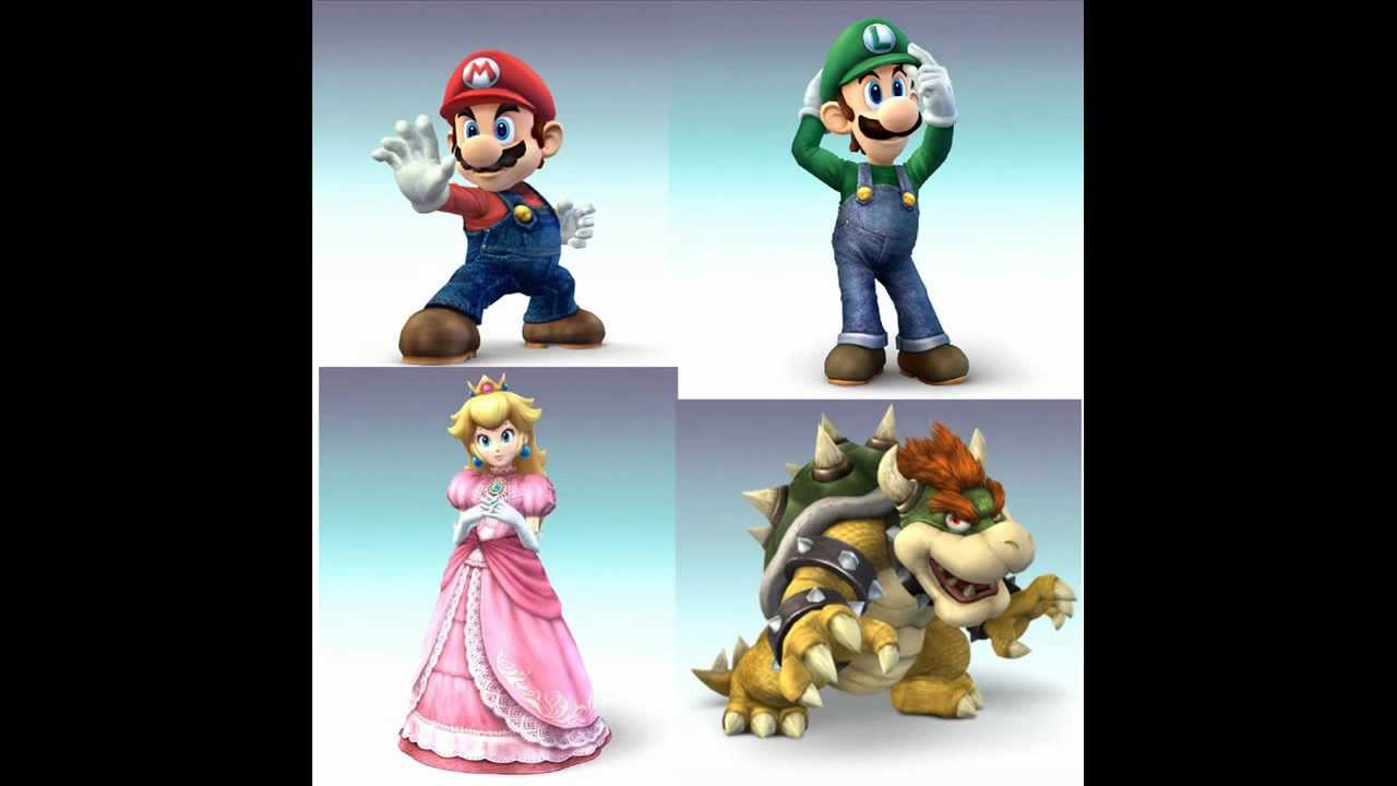 Super Smash Bros Brawl - Mario, Luigi, Bowser and Peach Victory Rap Beat-DJ IcyTerror
