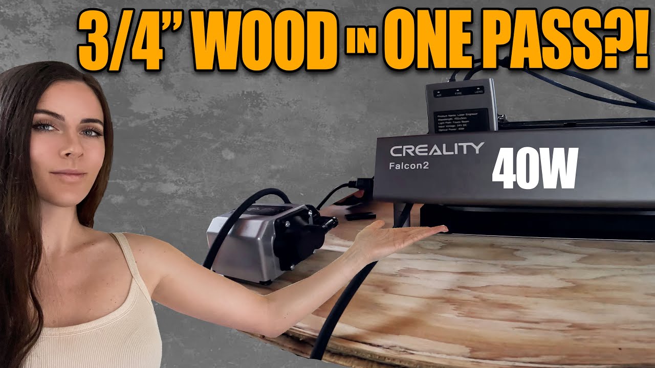 DO NOT buy a LASER ENGRAVER until you see this video - CREALITY FALCON 40W #laser