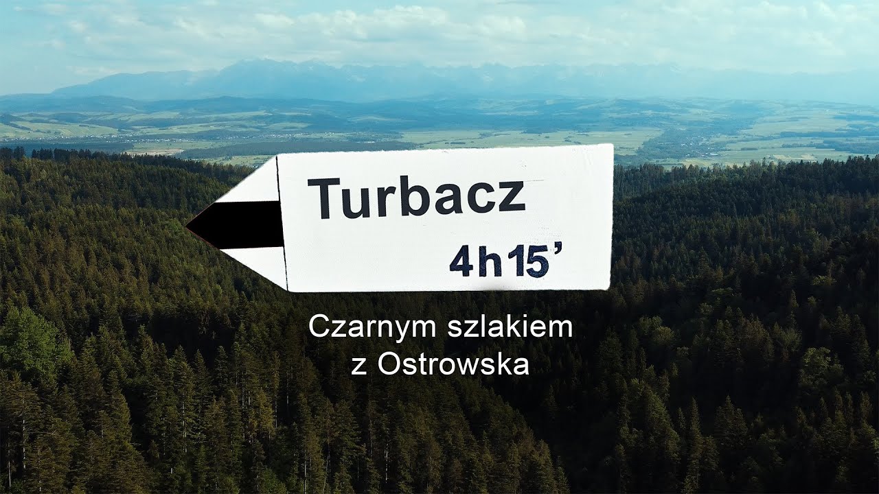 Turbacz czarnym szlakiem z Ostrowska - Silent Hiking
