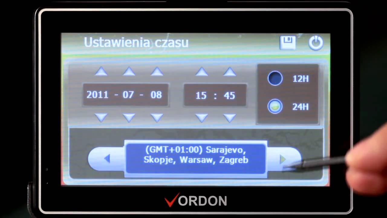GPS VORDON - INSTRUKCJA OBSLUGI