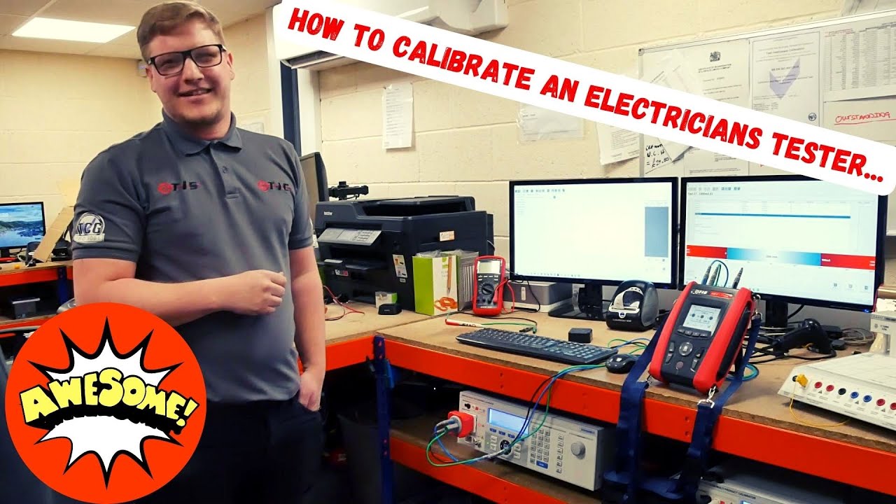 Calibrating an MFT electricians tester with @testinstrumentsolutions