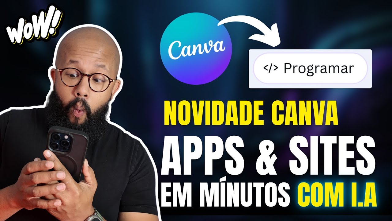 NOVIDADE Canva 2025 - Crie Apps e Sites no Canva Com I.A (MUITO FÁCIL)