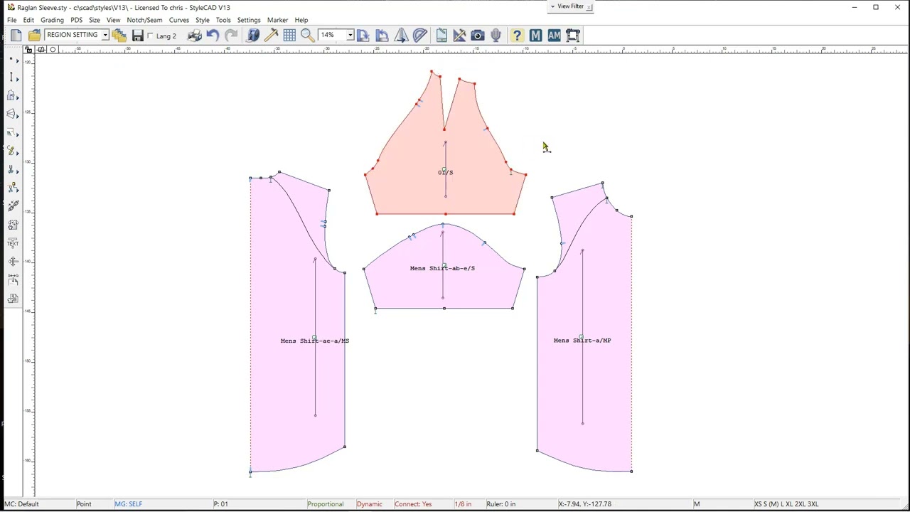 Raglan Sleeve Tool (V13)