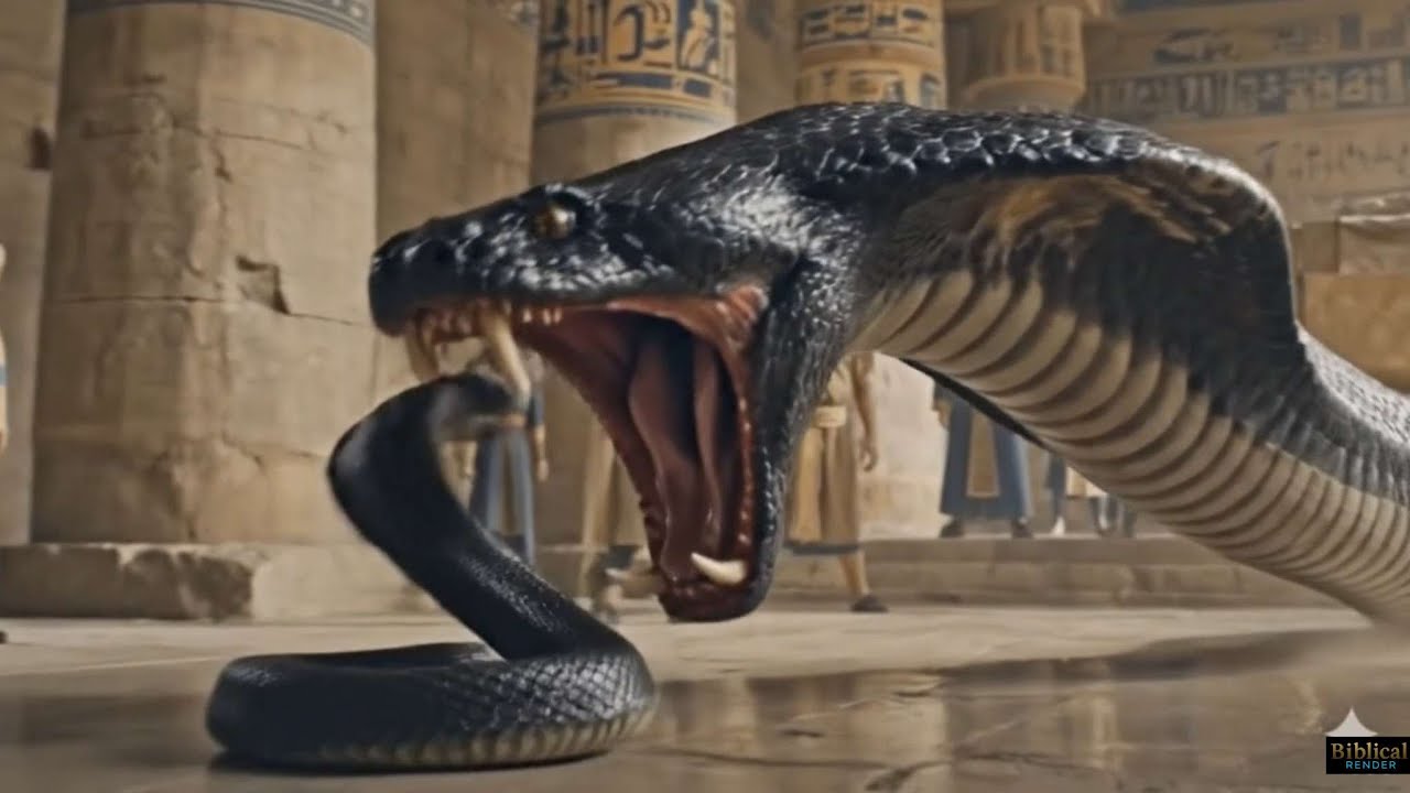 Imagine the Biblical Challenge: Aaron’s Snake vs. Pharaoh’s Magicians’ Snakes