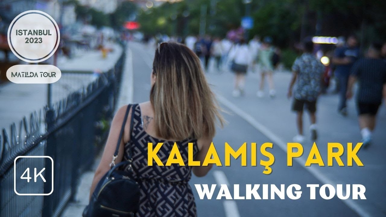 Evening Serenity:KALAMIŞ Park Seaside Walking tour & Chill Vibe⎮Istanbul, Turkey ⎮July 2023⎮4K 30FPS