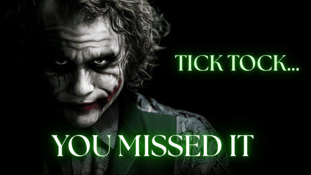 Reality Won’t Wait | Joker Inspired Motivational Speech